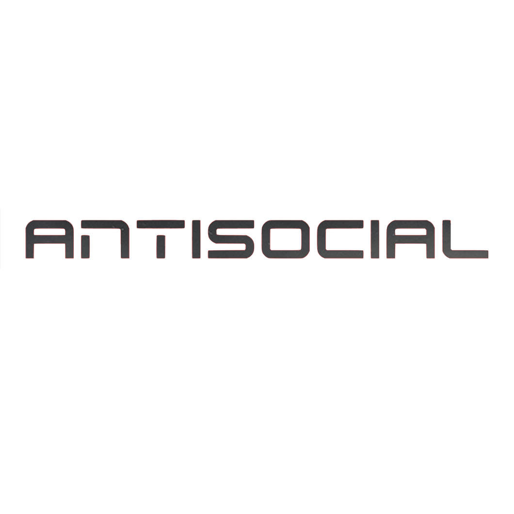 Antisocial Aufkleber / Sticker