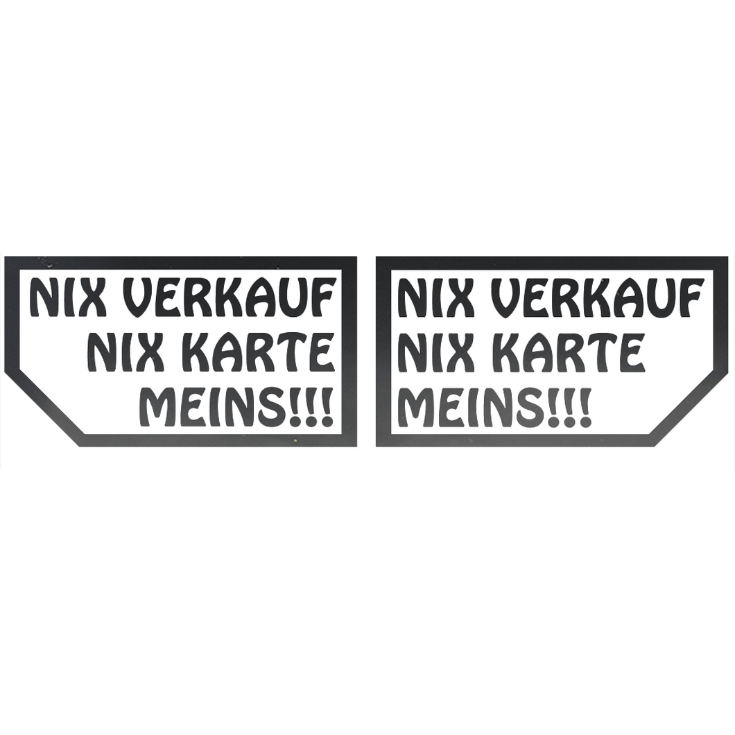 Nix Verkaufen Aufkleber / Sticker