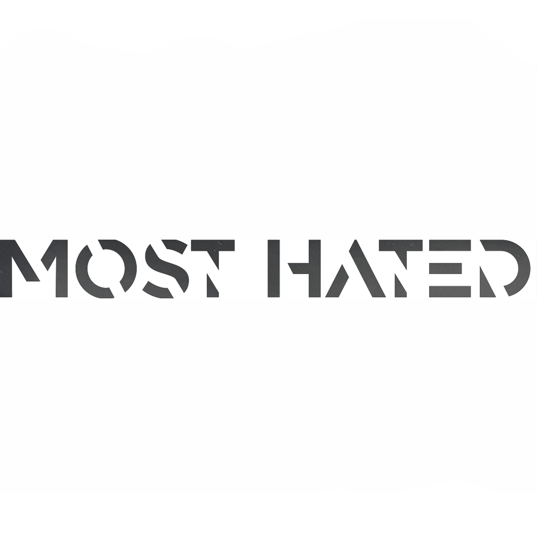 Most Hated Aufkleber / Sticker